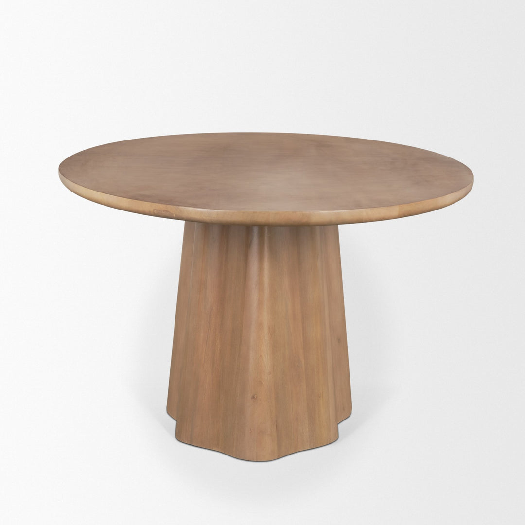 Javi Light Brown Oval Table - Charmed House Interiors (Kansas City, MO)