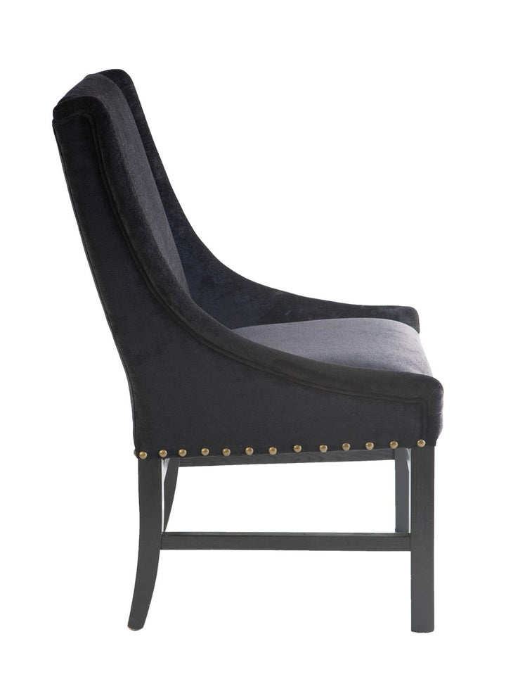 Josh Arm Chair in Vintage Black - Charmed House Interiors (Kansas City, MO)