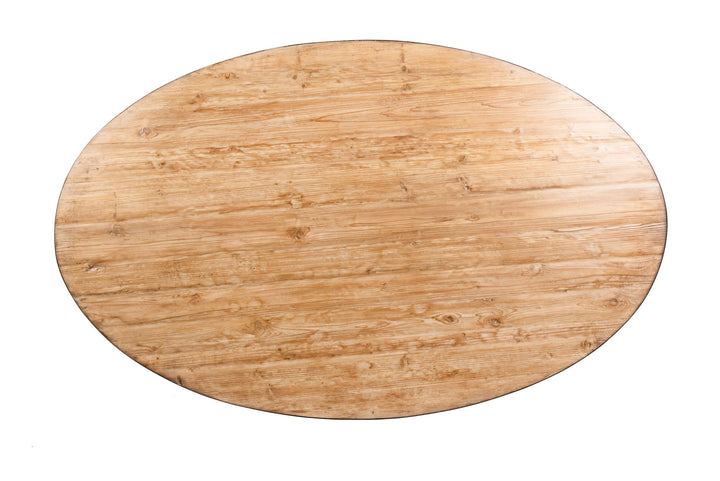 Ida Oval Table in Antique Natural - Charmed House Interiors (Kansas City, MO)