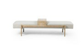 Finley Wood/Upholstered Bench