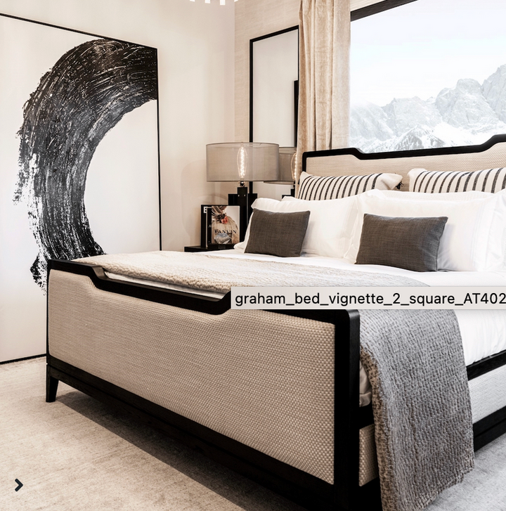 Graham Upholstered Bed - Charmed House Interiors (Kansas City, MO)