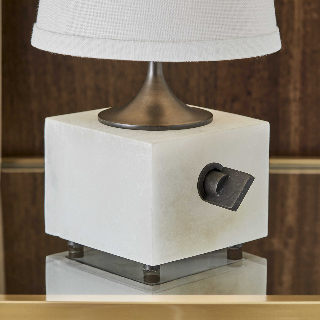 Blockhead Mini Lamp - Bronze - Charmed House Interiors (Kansas City, MO)