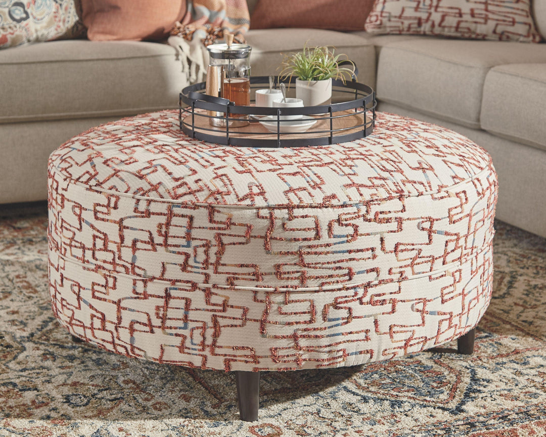 Oliver Oversized Accent Ottoman - Charmed House Interiors (Kansas City, MO)