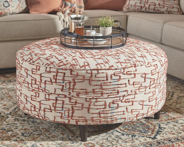 Oliver Oversized Accent Ottoman - Charmed House Interiors (Kansas City, MO)
