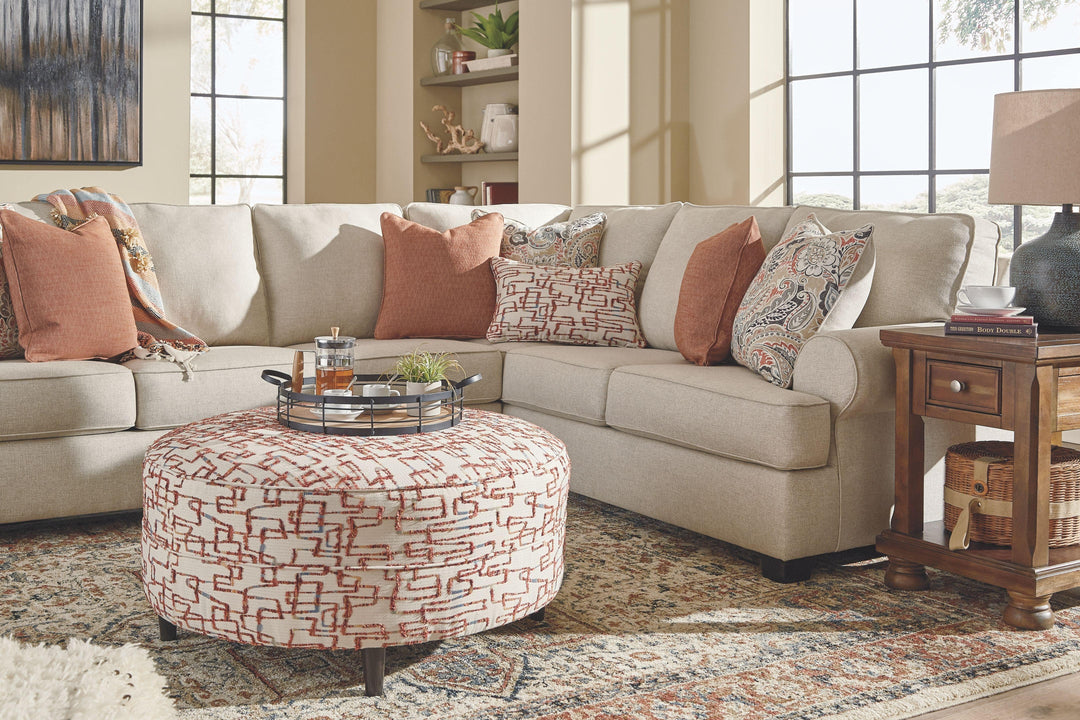Oliver Oversized Accent Ottoman - Charmed House Interiors (Kansas City, MO)