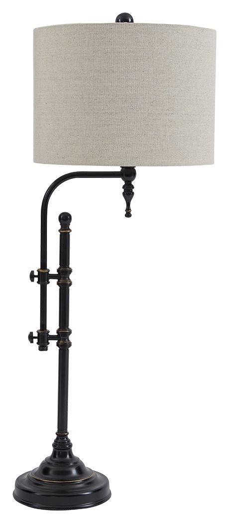 Adjustable Black Table Lamp