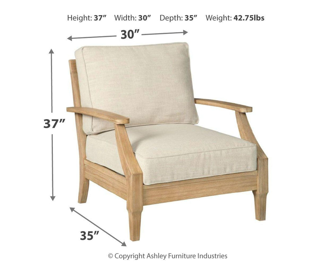 Eucalyptus Lounge Chair W/cushion