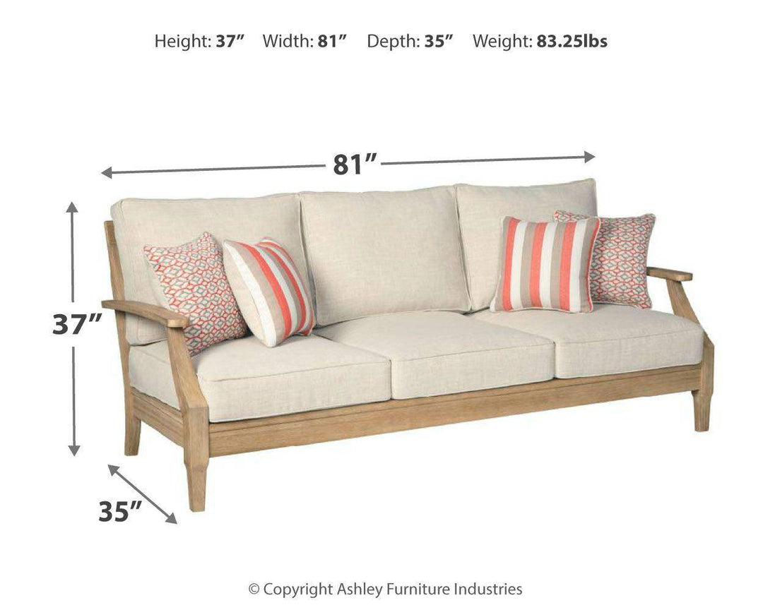 Eucalyptus Sofa With Cushion - Charmed House Interiors (Kansas City, MO)