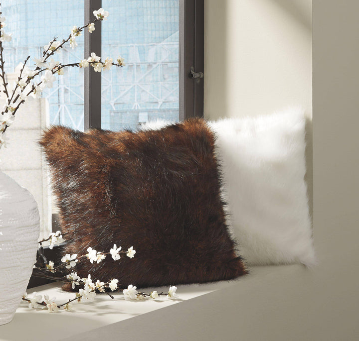 Himena Faux Fur Pillow - Charmed House Interiors (Kansas City, MO)
