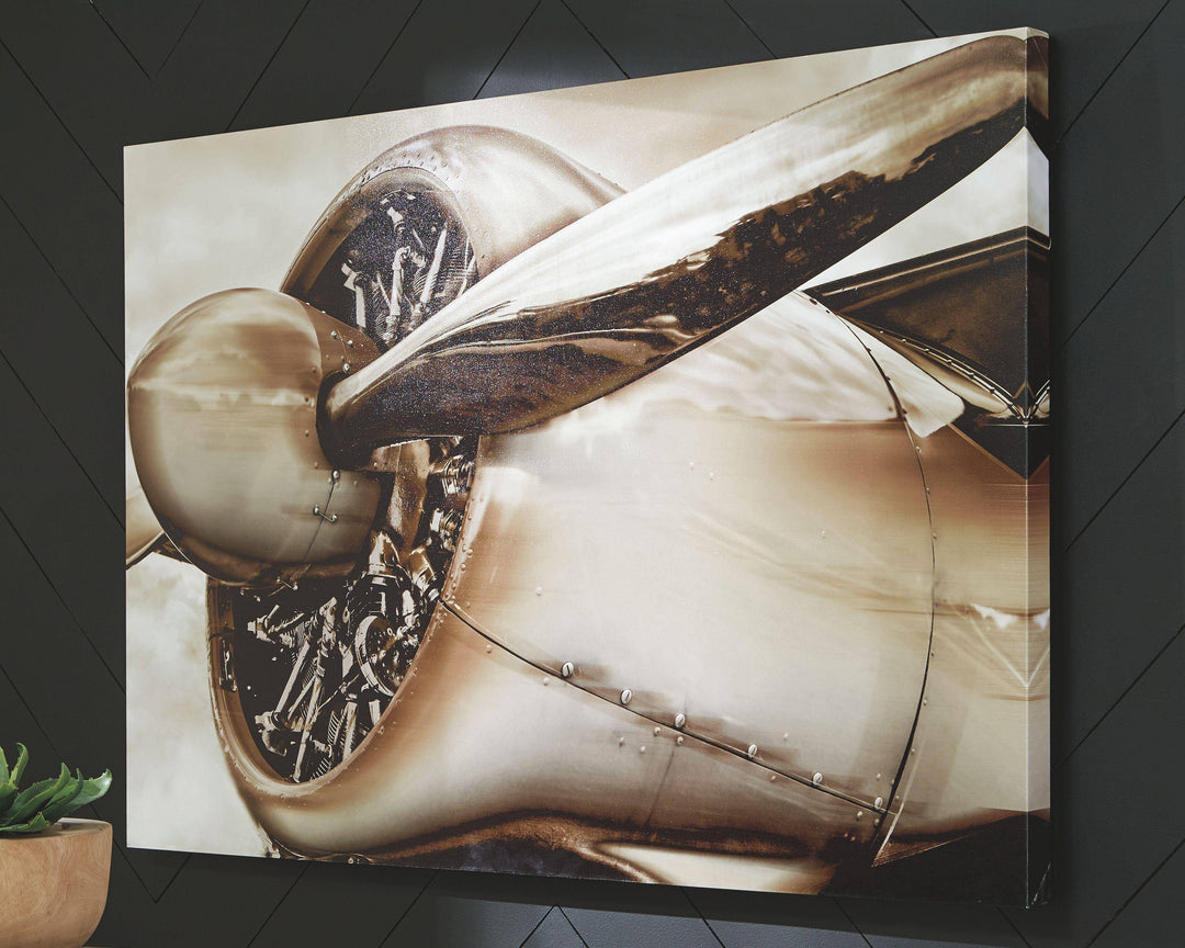 Airplane Canvas Wall Art - Charmed House Interiors (Kansas City, MO)