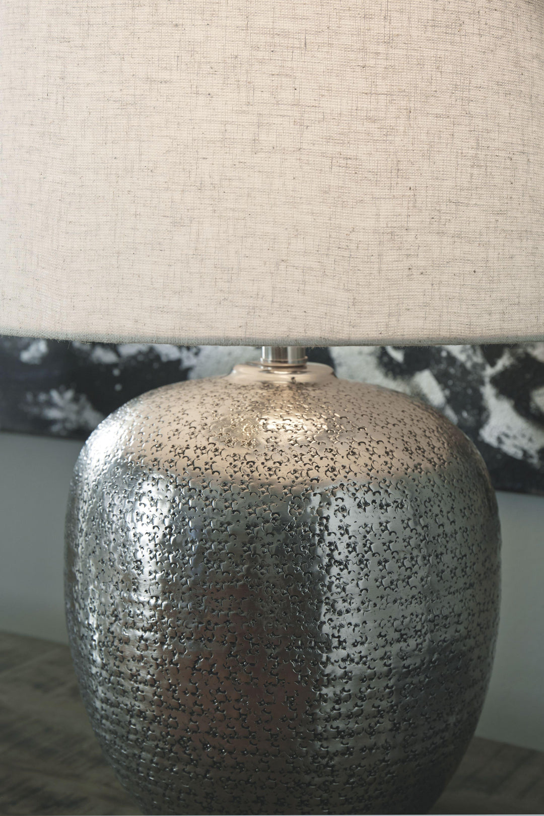 Antique Champagne Table Lamp