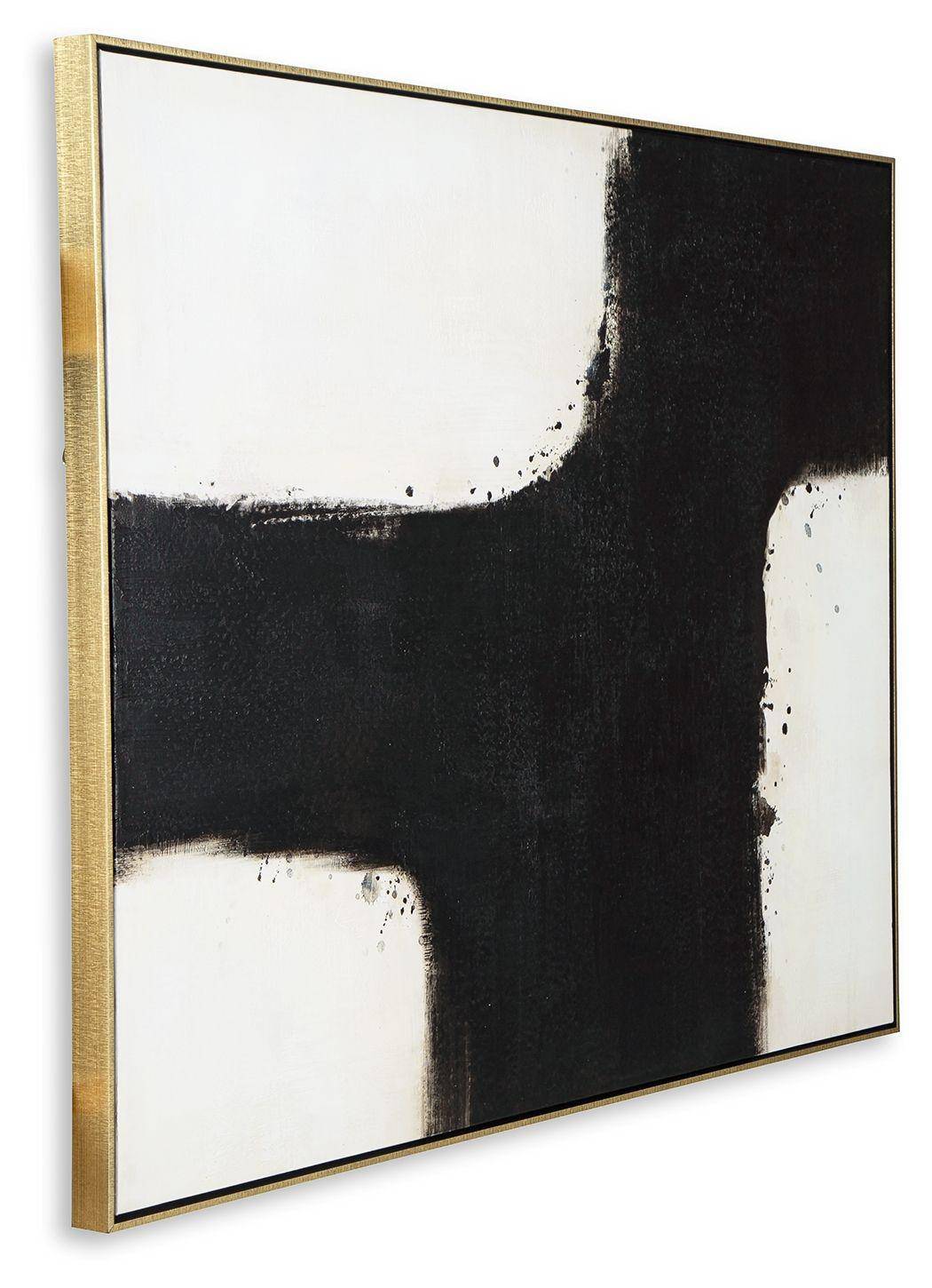 Lea Black & White Abstract Wall Art - Charmed House Interiors (Kansas City, MO)