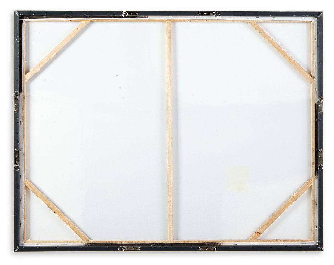 Lea Black & White Abstract Wall Art - Charmed House Interiors (Kansas City, MO)