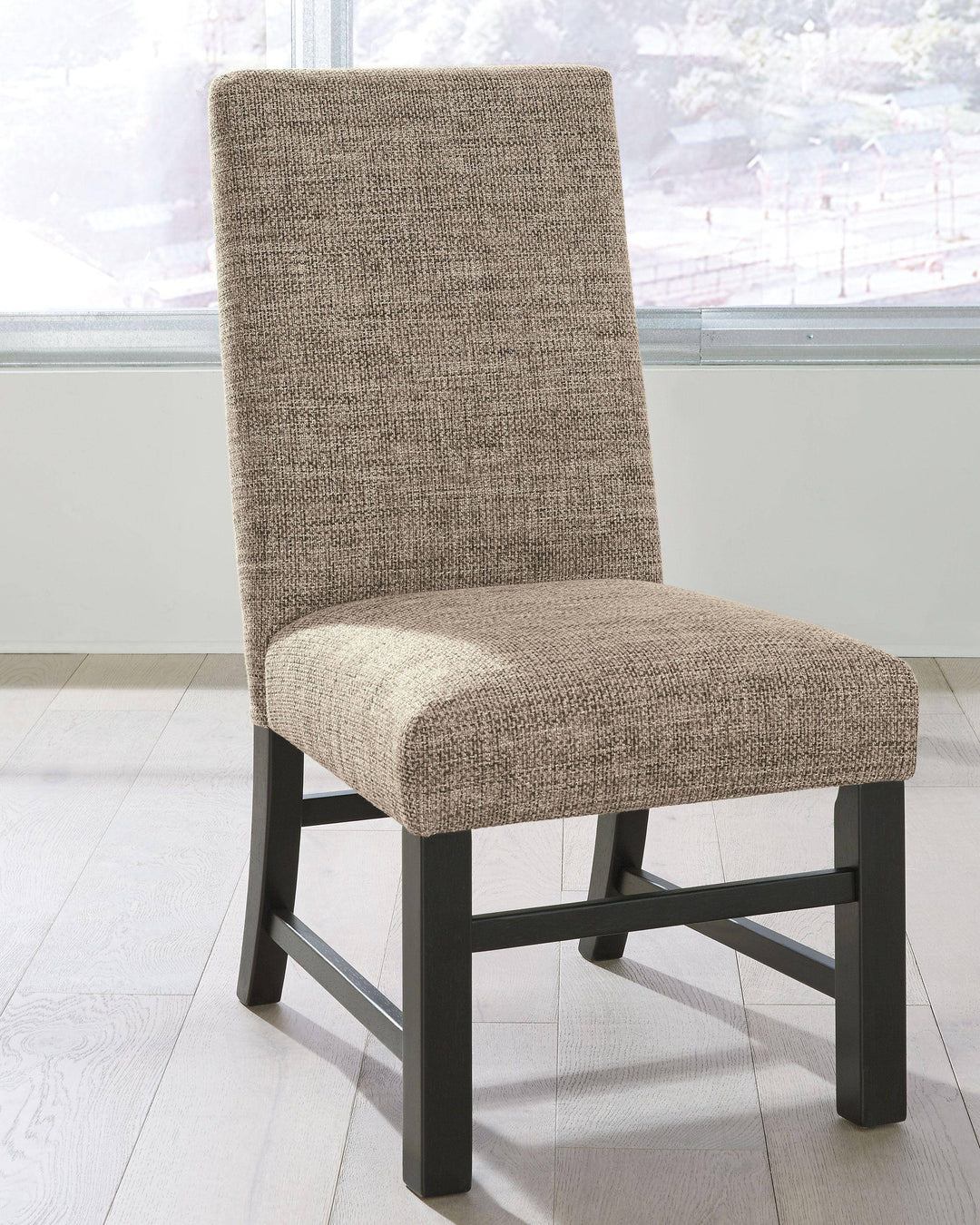 Beige Tweed Dining Chair - Charmed House Interiors (Kansas City, MO)