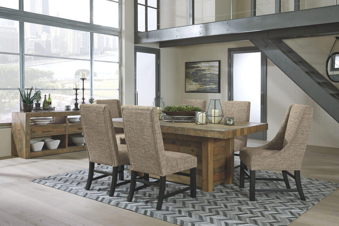 Beige Tweed Dining Chair - Charmed House Interiors (Kansas City, MO)