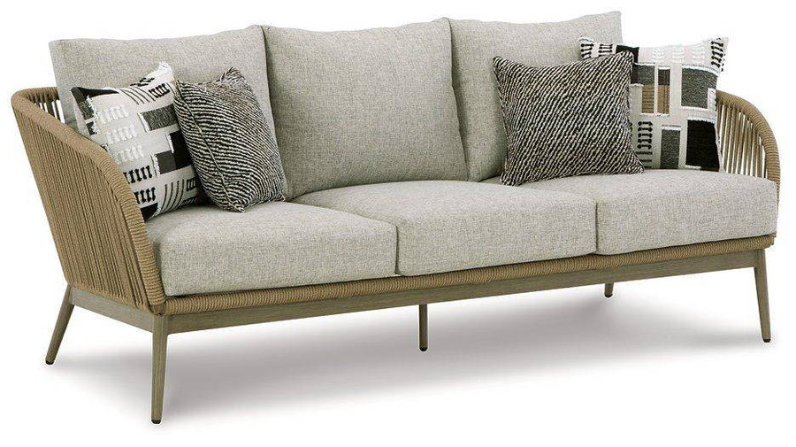 Empire Outdoor Sofa with Cushion - Charmed House Interiors (Kansas City, MO)
