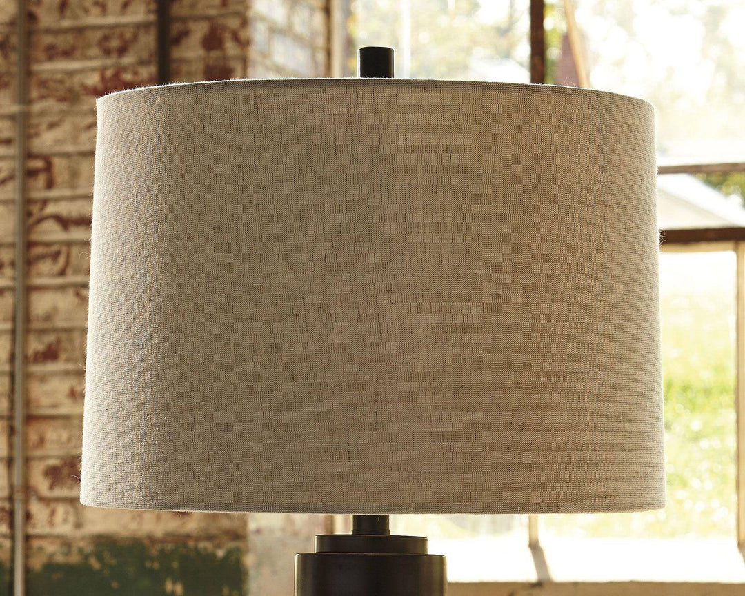 Glass & Bronze Table Lamp - Charmed House Interiors (Kansas City, MO)