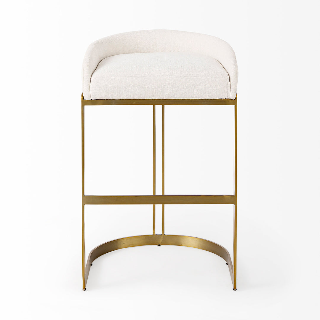 Hollyfield Ivory Bar Stool - Charmed House Interiors (Kansas City, MO)