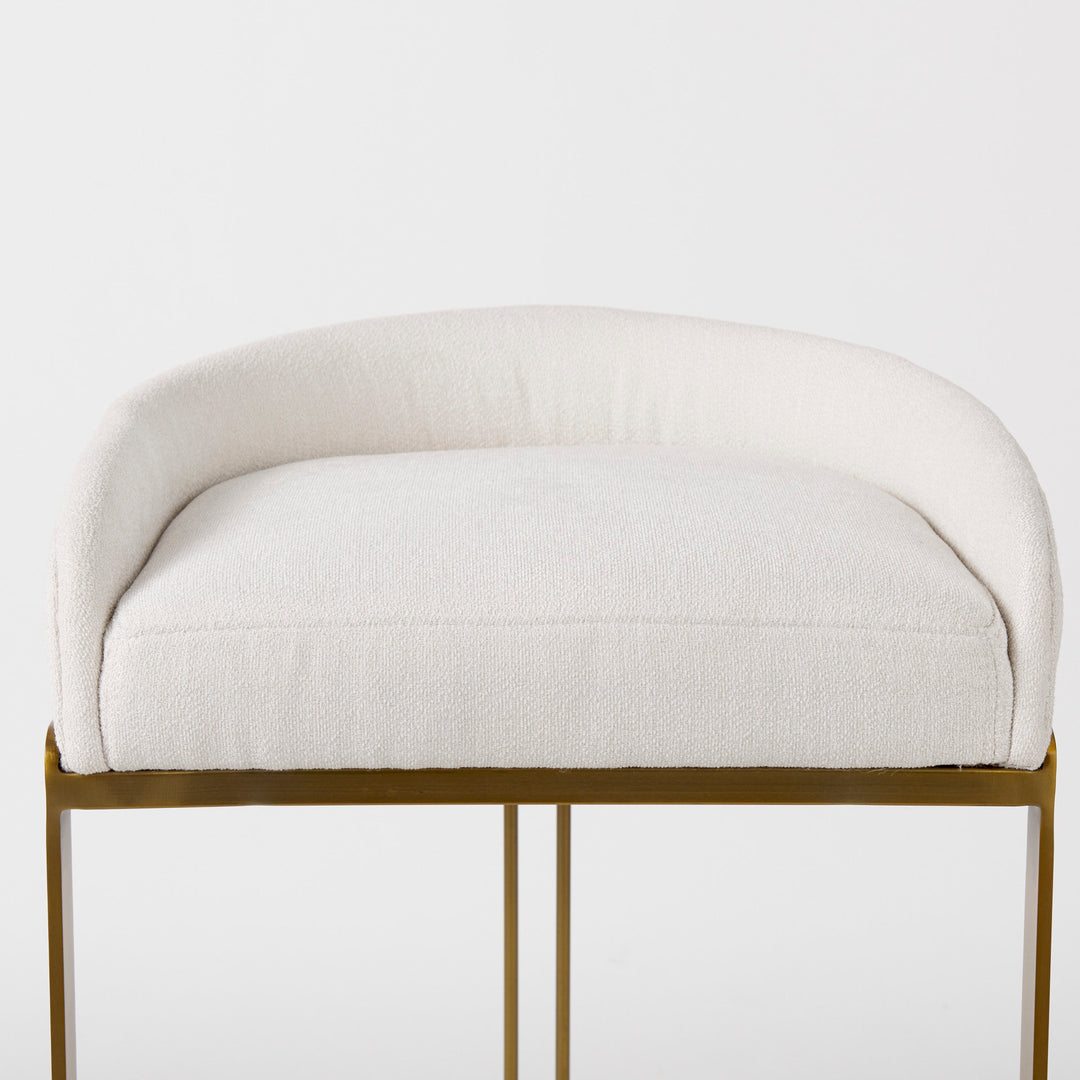 Hollyfield Ivory Bar Stool - Charmed House Interiors (Kansas City, MO)