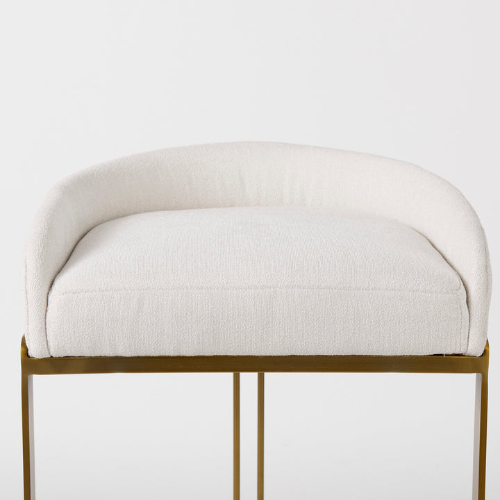 Hollyfield Ivory Bar Stool - Charmed House Interiors (Kansas City, MO)