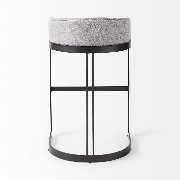Hollyfield Grey Bar Stool - Charmed House Interiors (Kansas City, MO)