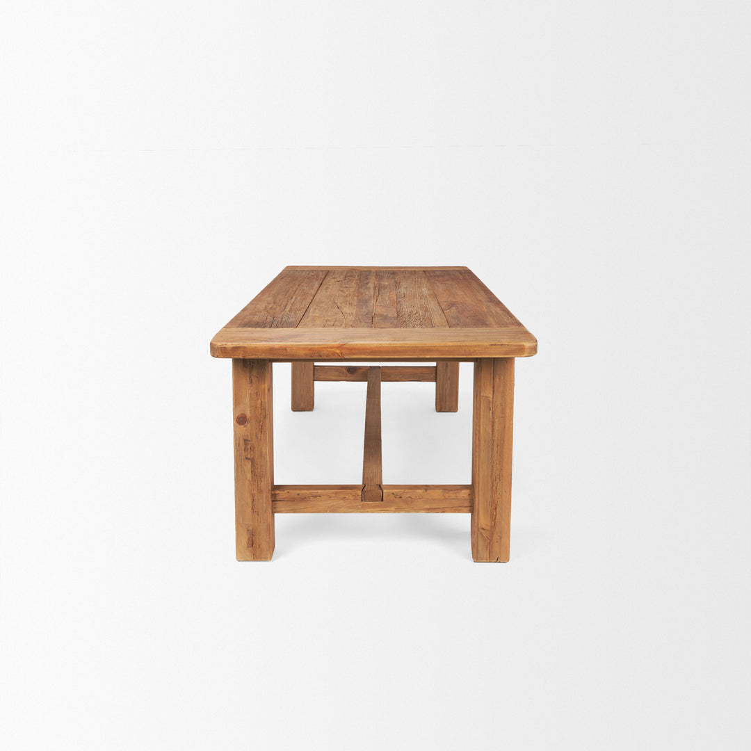 Stetson Rectangular Natural Wood Dining Table
