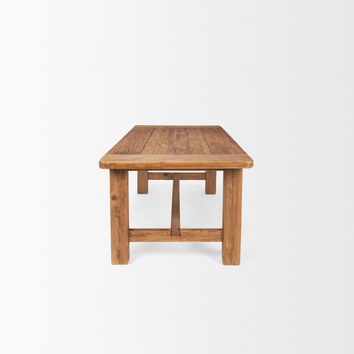 Stetson Rectangular Natural Wood Dining Table