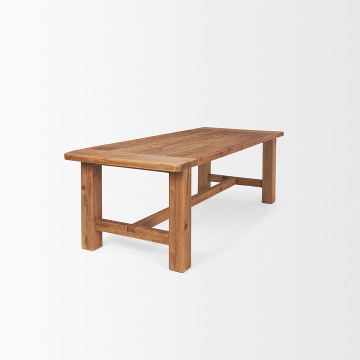 Stetson Rectangular Natural Wood Dining Table
