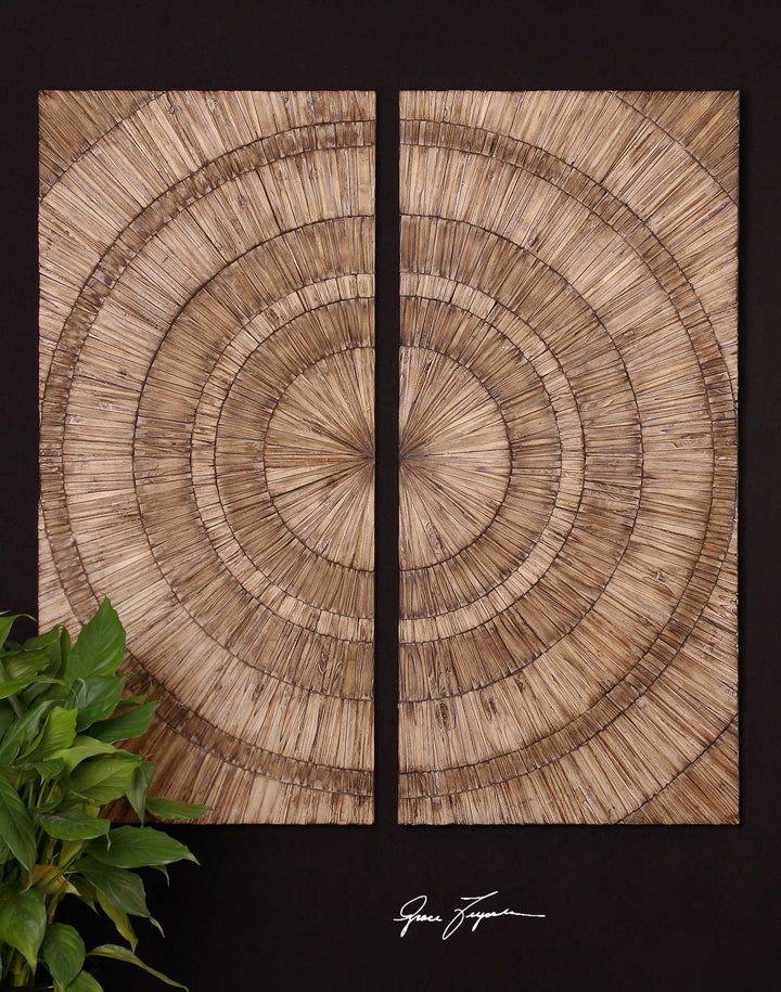 Lanciano Wood Wall Panels, S/2 - Charmed House Interiors (Kansas City, MO)