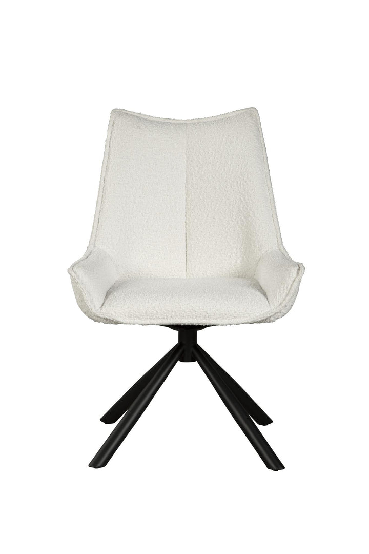 Ari Swivel Chair in Ascot Ivory