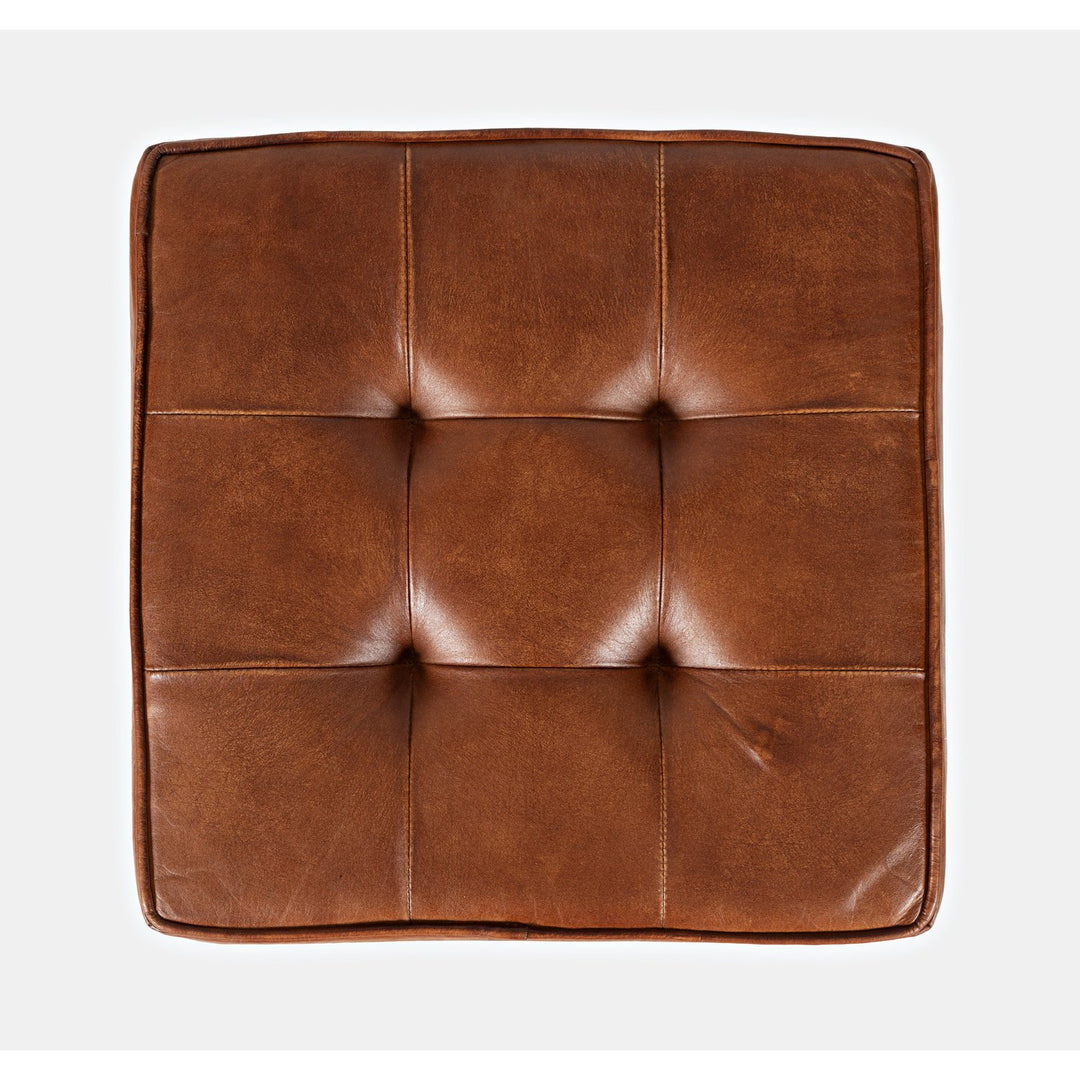 Brooks Leather Stool