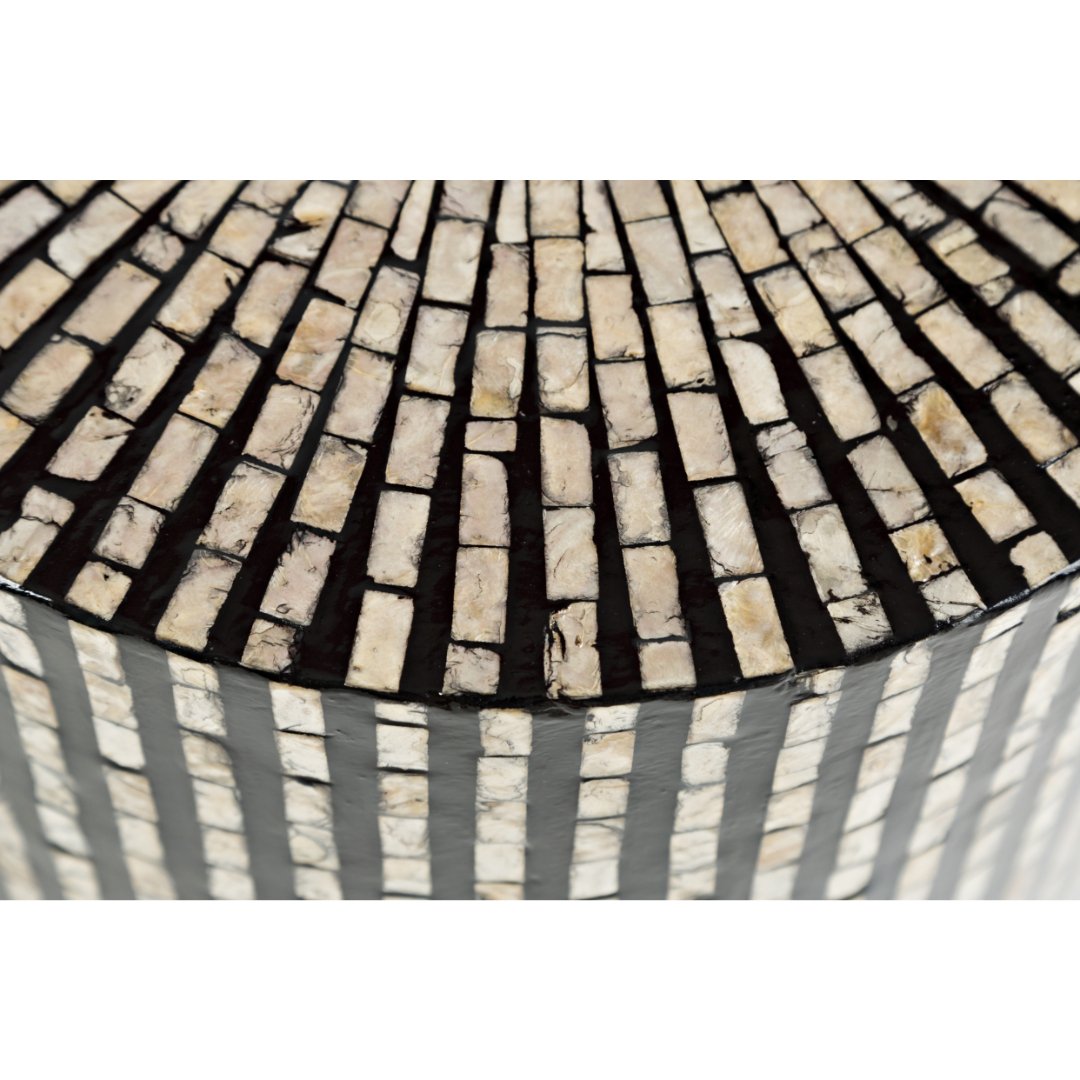Small Black Capri Accent Table