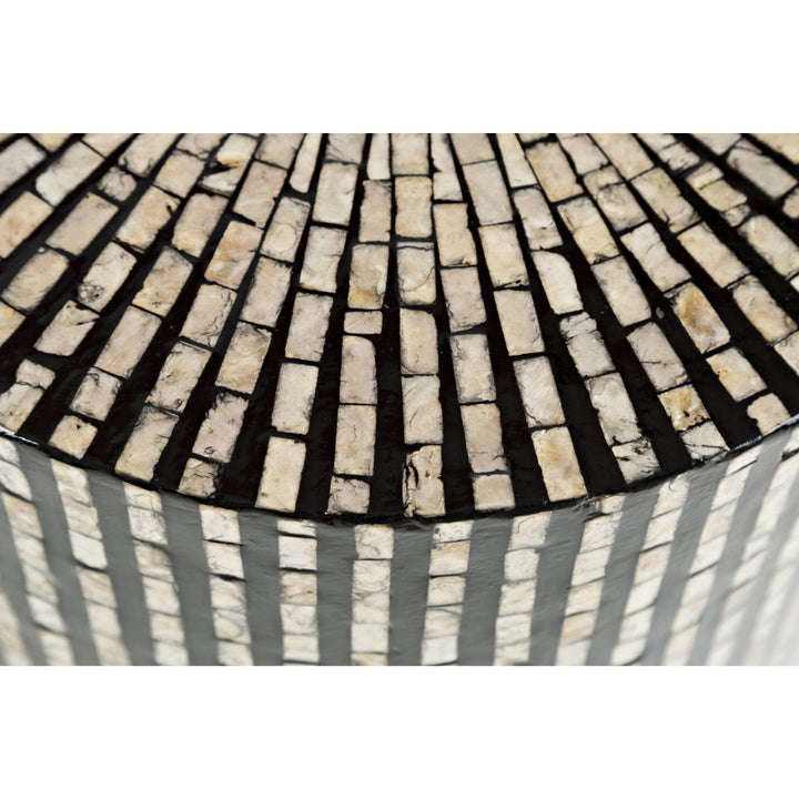 Small Black Capri Accent Table