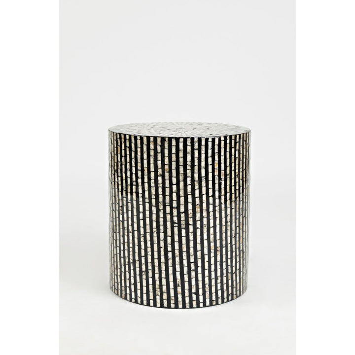 Small Black Capri Accent Table