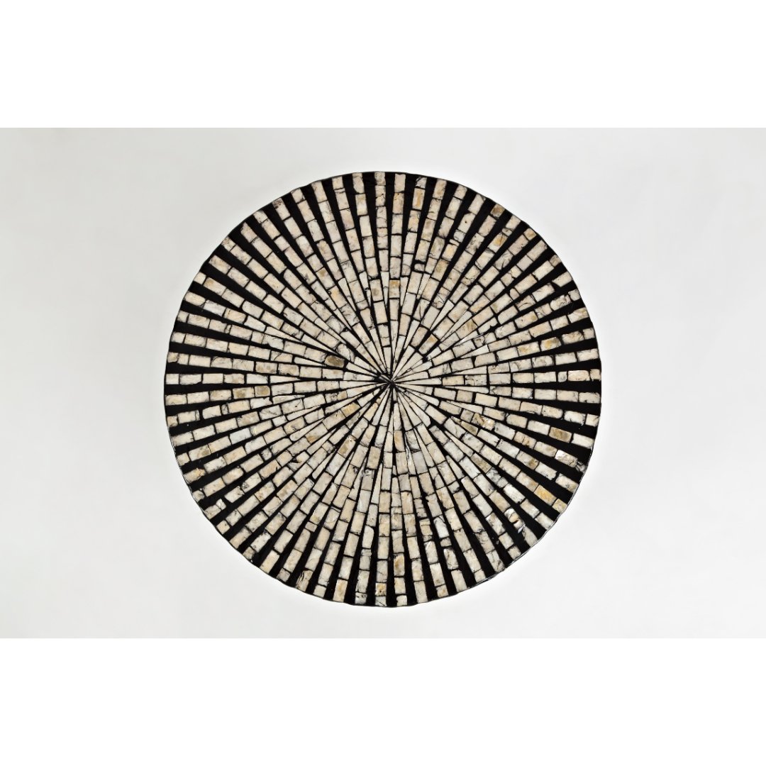Small Black Capri Accent Table