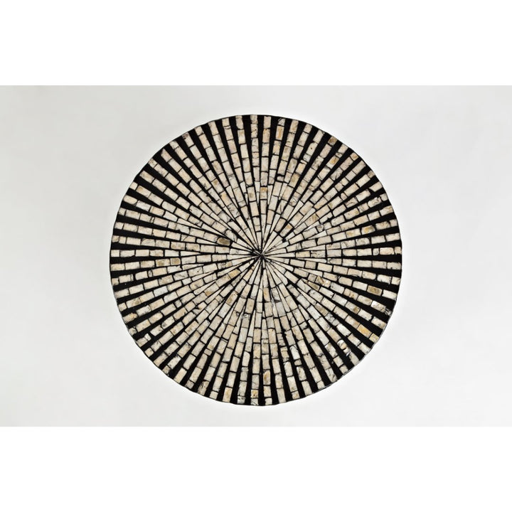 Small Black Capri Accent Table
