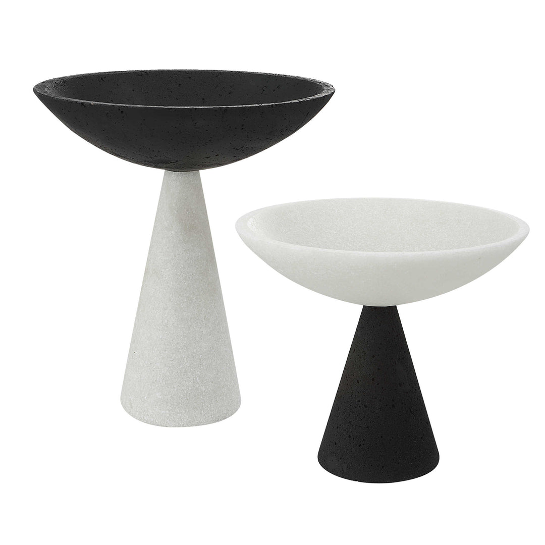 Black & White Antithesis Bowl - Charmed House Interiors (Kansas City, MO)