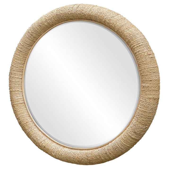 47" Rattan Mariner Round Mirror - Charmed House Interiors (Kansas City, MO)
