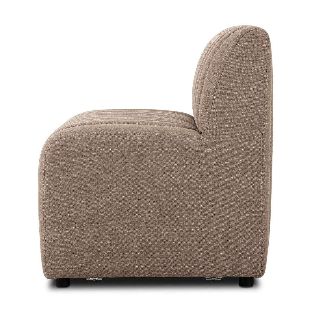 Augustine Banquette Chair and 1/2 in Nomad Taupe - Charmed House Interiors (Kansas City, MO)