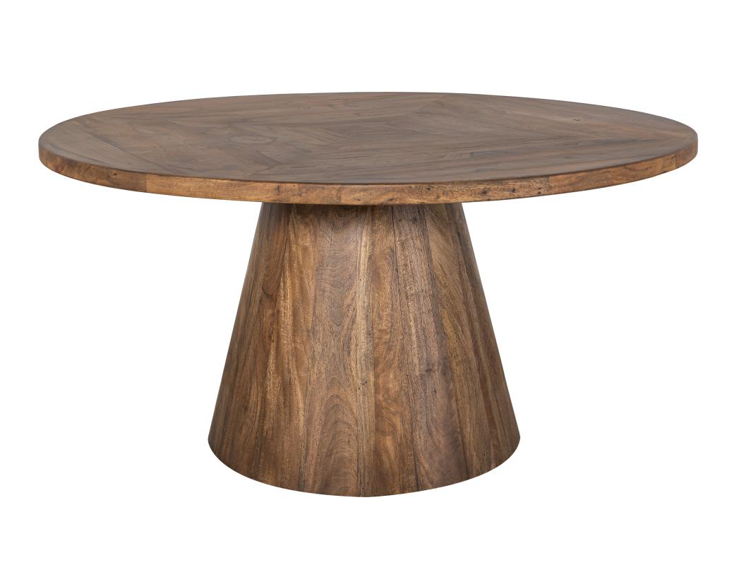 Round Balam Medium Wood Dining Table
