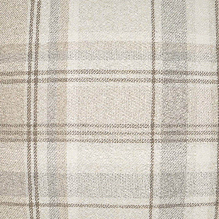 24" Tartan Plaid Buff Tan Down Pillow - Charmed House Interiors (Kansas City, MO)
