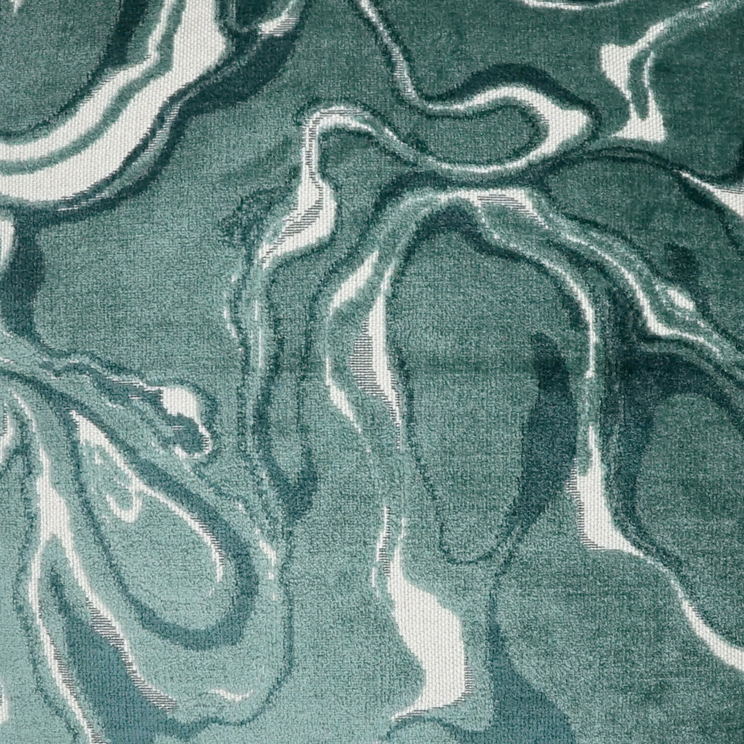 Rhapsody Green Swirl Pattern Down Pattern - Charmed House Interiors (Kansas City, MO)