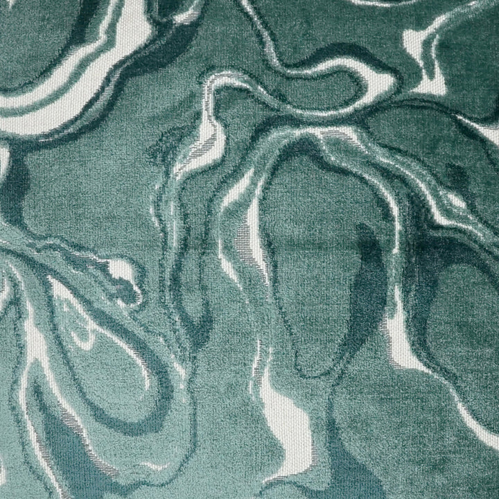 Rhapsody Green Swirl Pattern Down Pattern - Charmed House Interiors (Kansas City, MO)