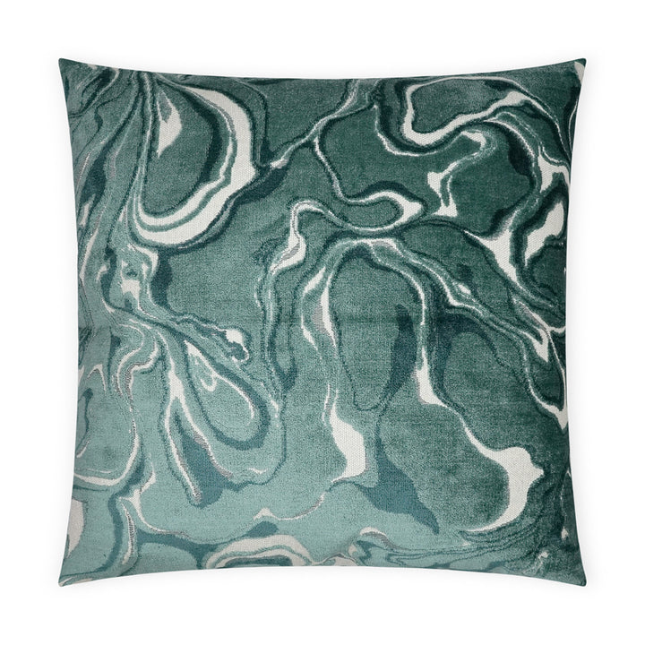 Rhapsody Green Swirl Pattern Down Pattern - Charmed House Interiors (Kansas City, MO)