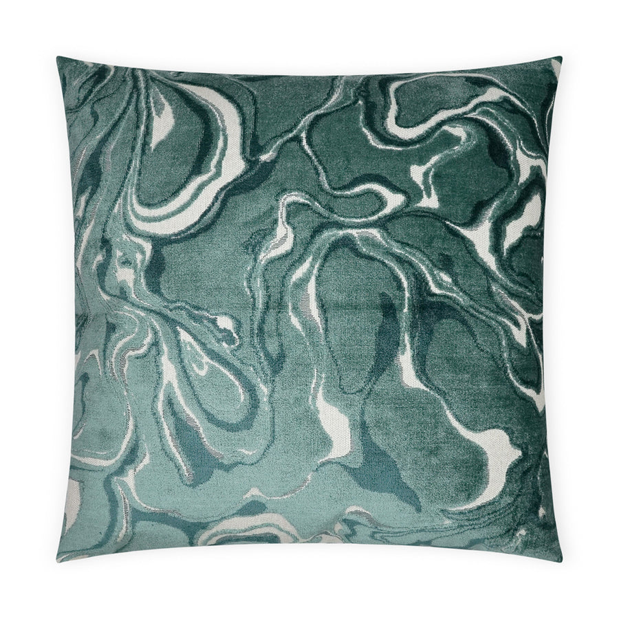 Rhapsody Green Swirl Pattern Down Pattern - Charmed House Interiors (Kansas City, MO)