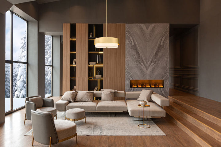 Counterpoint Gold Chandelier