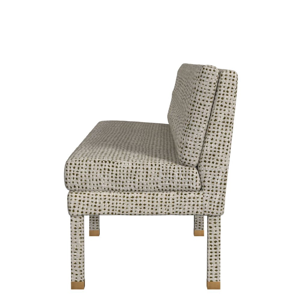 Bench Banquette in Dashing Olive