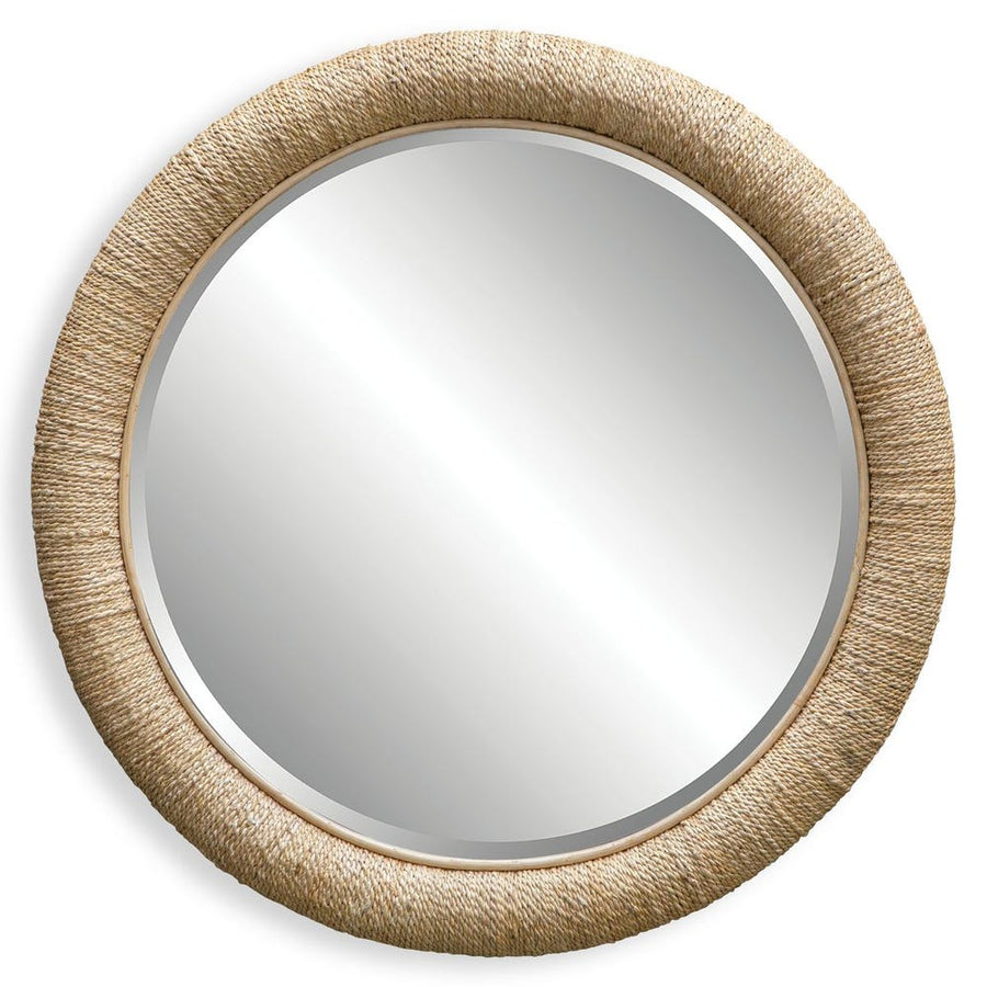 47" Rattan Mariner Round Mirror - Charmed House Interiors (Kansas City, MO)