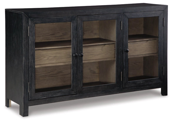 Boden Black 3 Door Sideboard - Charmed House Interiors (Kansas City, MO)