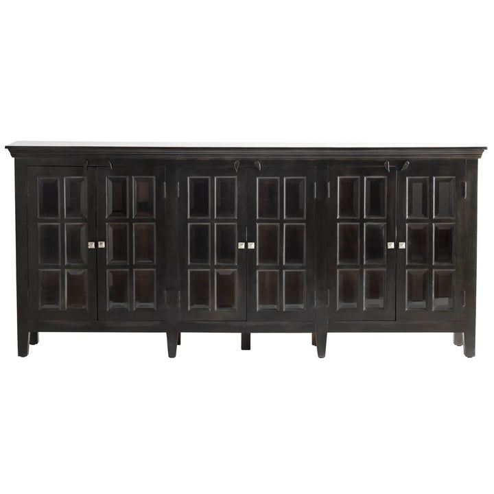 Bengal Manor Acacia Wood Sideboard in Black - Charmed House Interiors (Kansas City, MO)